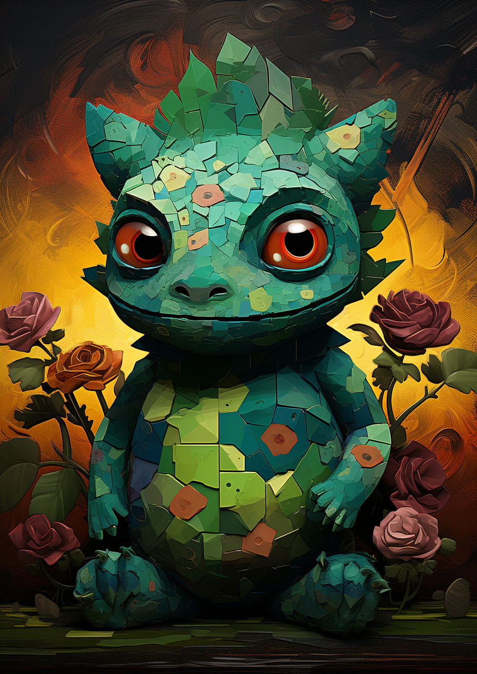 Artistic Bulbasaur Pokémon image