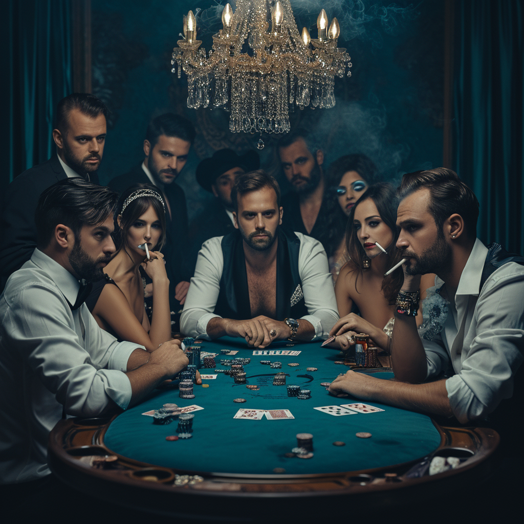 Poker evening with Bulgarian Godfather theme