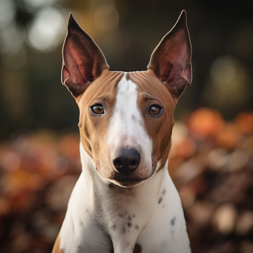 Adorable Bull Terrier portrait