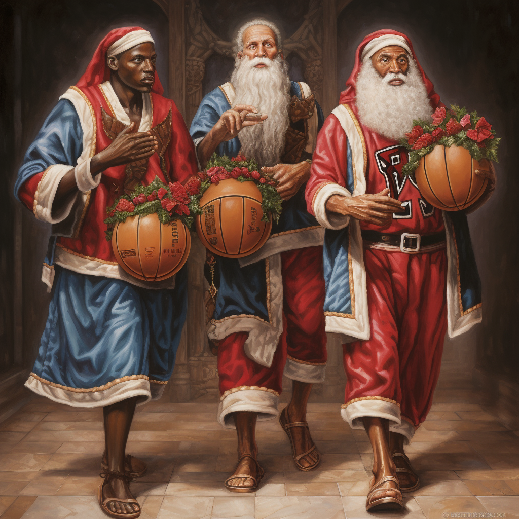 Bulls Nativity: Basketball Wise Men