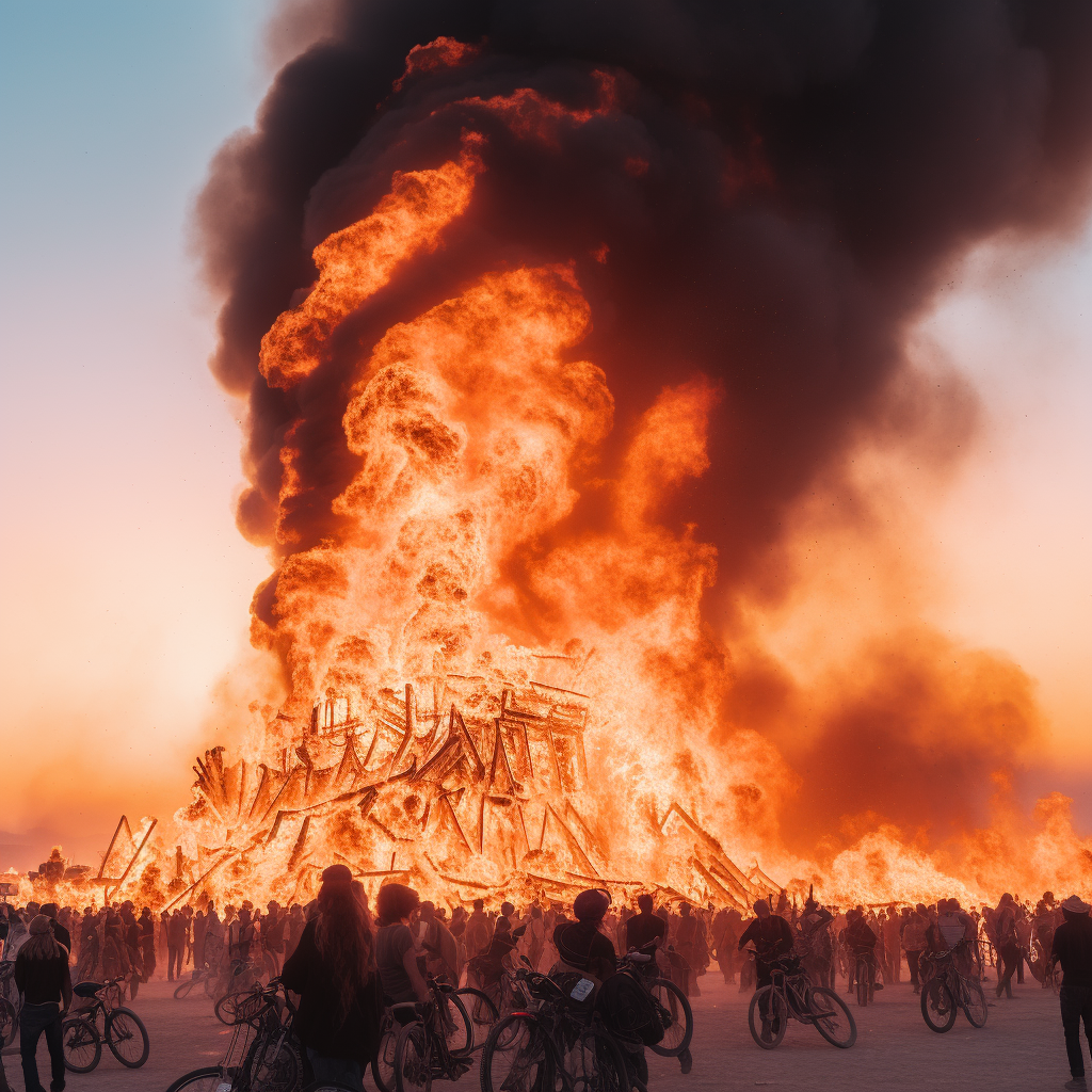 Burning Man event 2023