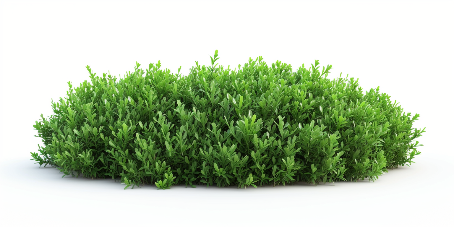 3D Render of Bush