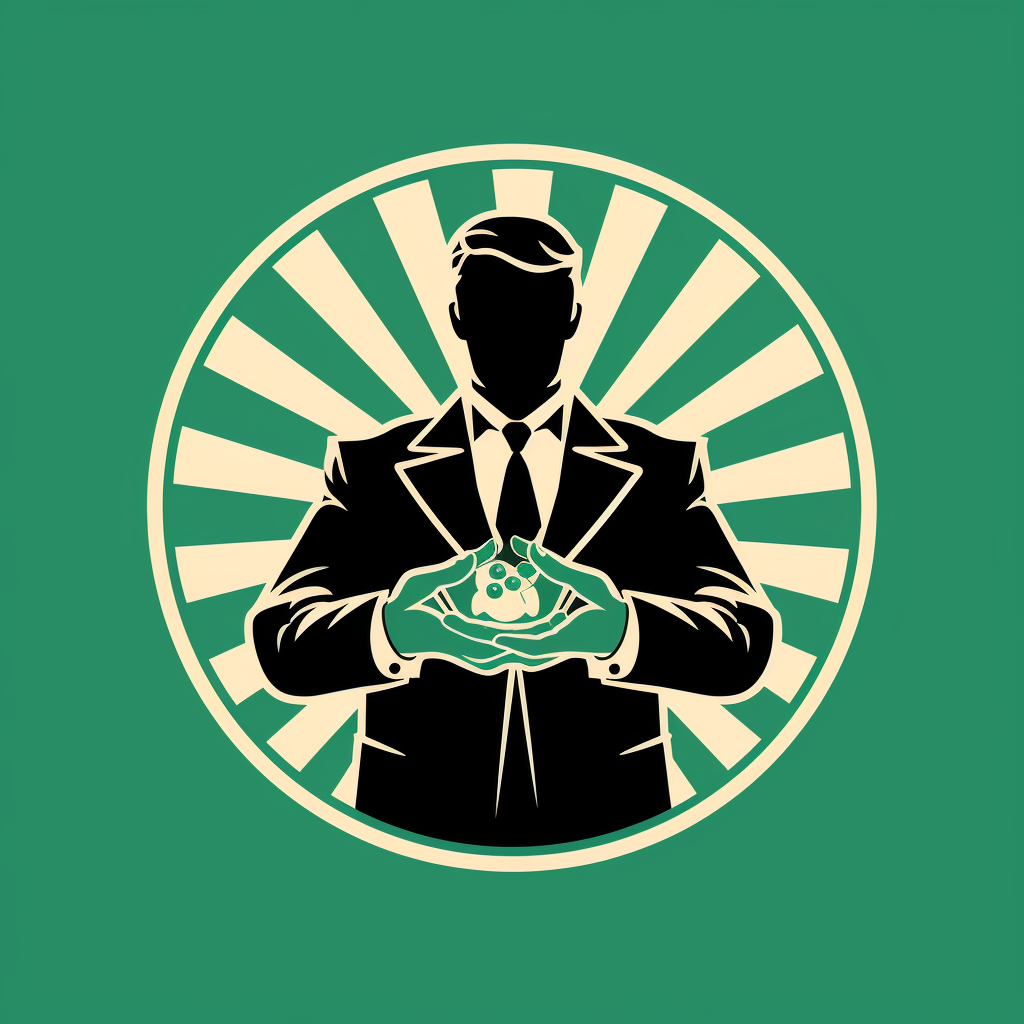 Business proposal icon in green