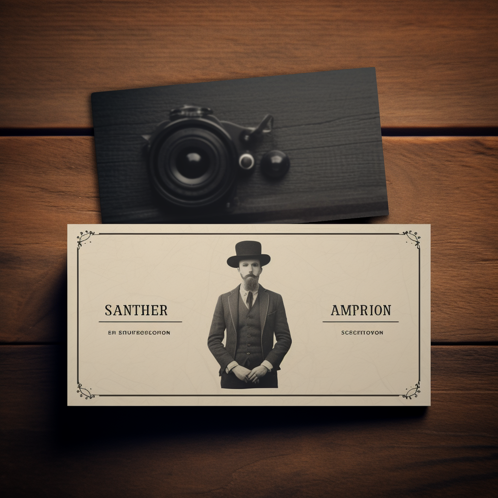 Business card for videographer showcasing their skills