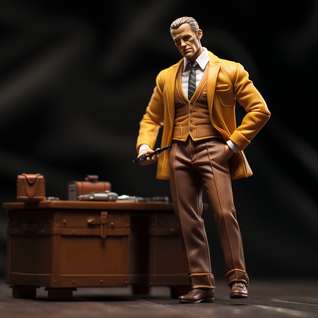 Businessman Action Figure for Productivity Boost