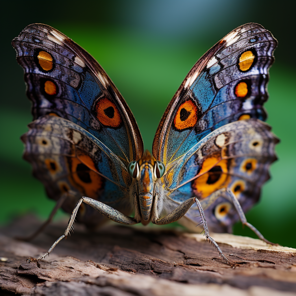 Beautiful macro picture of a butterfly