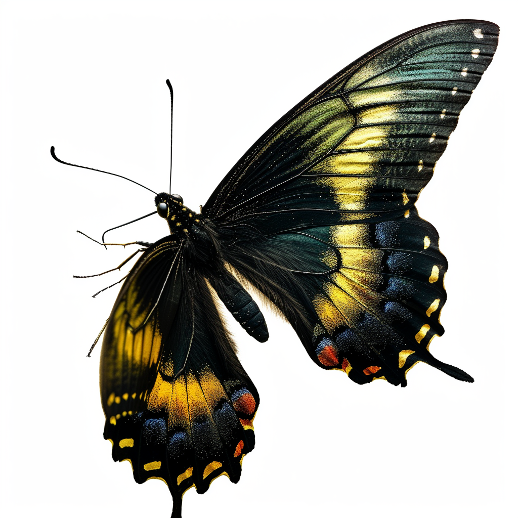 Transparent Background Isolated Butterfly