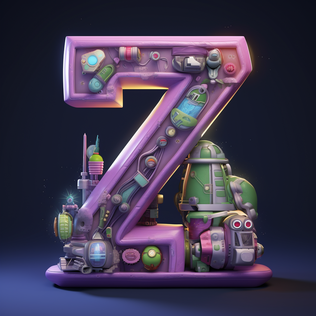 Buzz Lightyear 3D letter Z