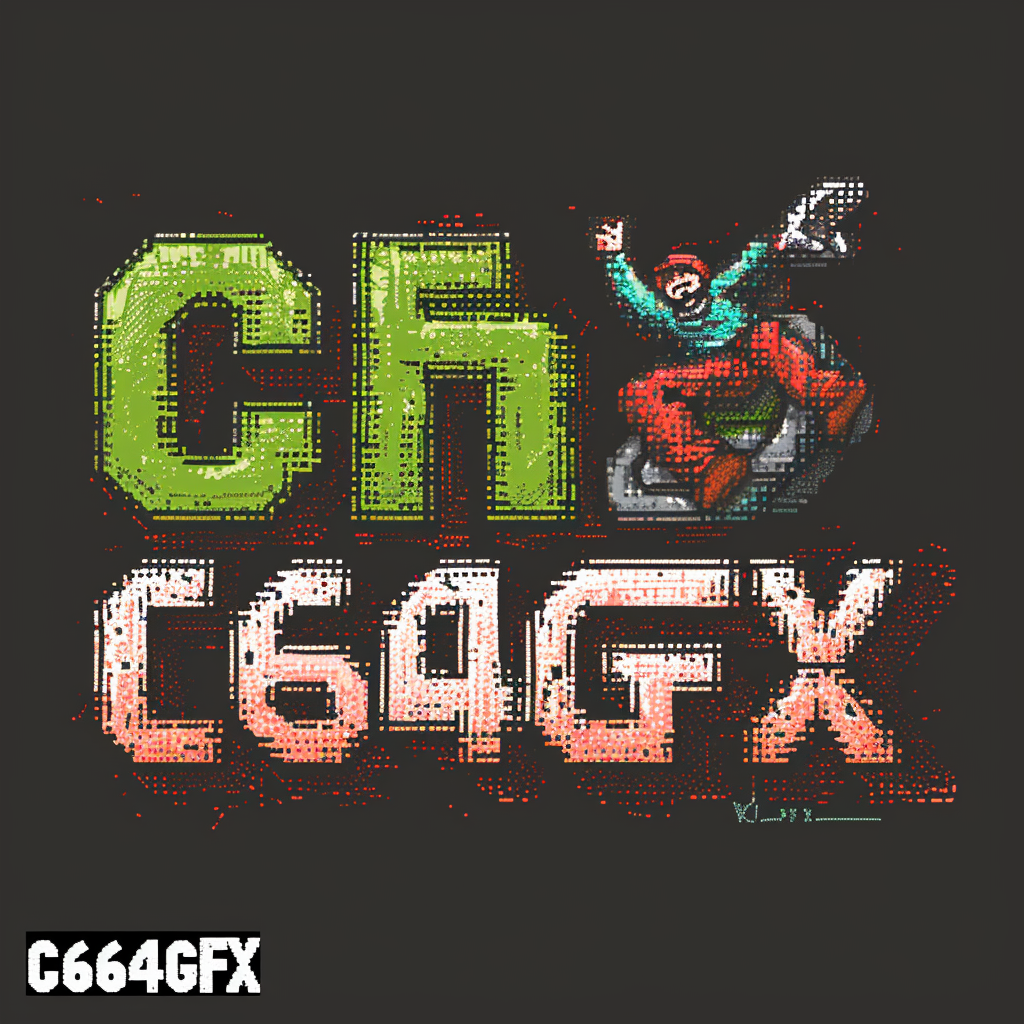 C64GFX Pixel Art Logo