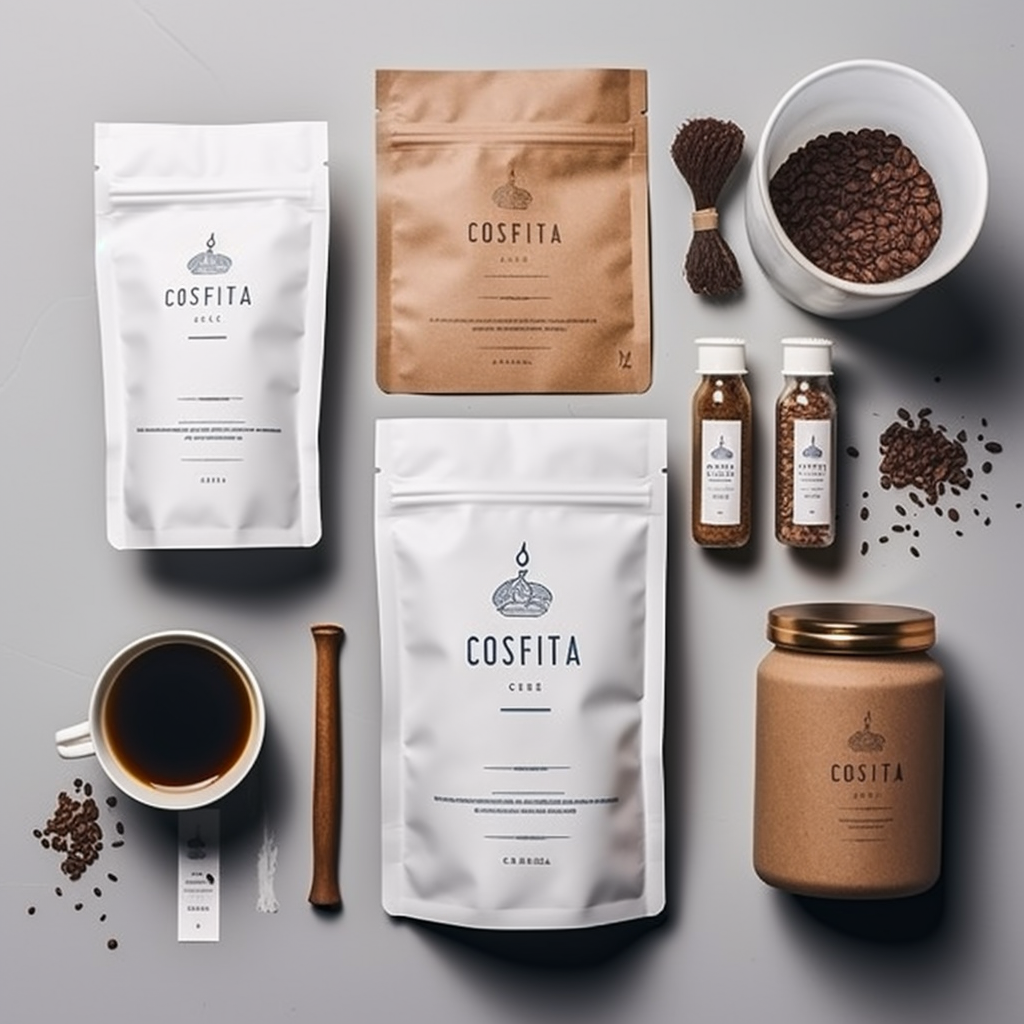 Earthy coffee branding from Cafesti