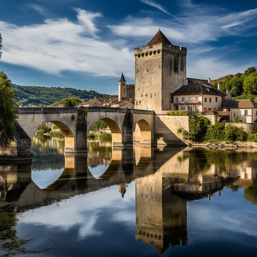 Cahors Bridge - Iconic Historic Landmark