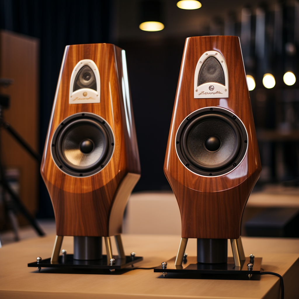 Cakewalk audio speakers producing clear, crisp sound