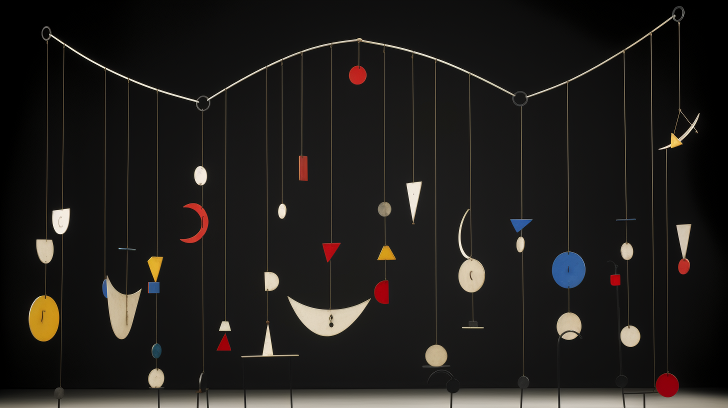 Colorful Calder Suspension Art Image