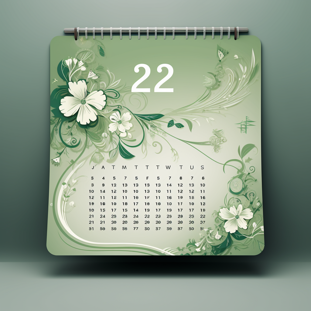 Calendar Design for 24 Years