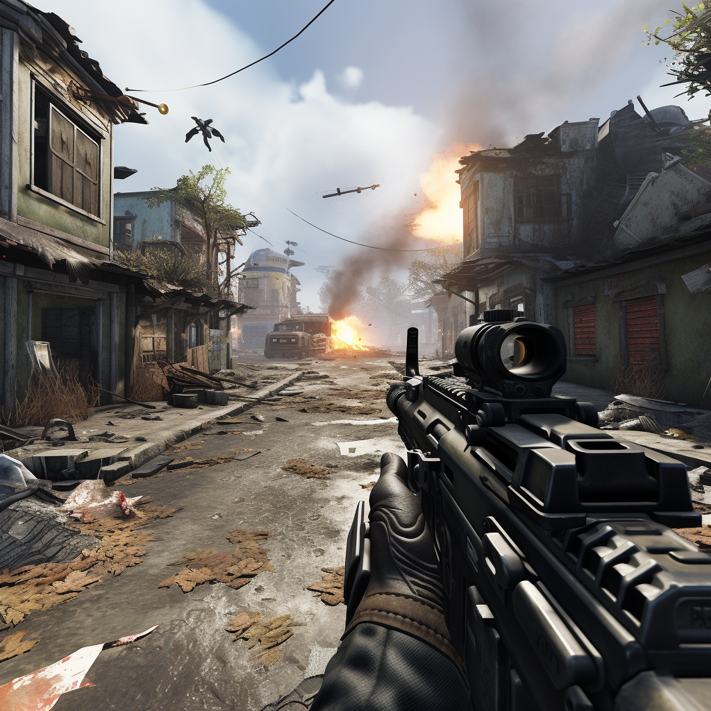 Gaming in the heart of Call of Duty action