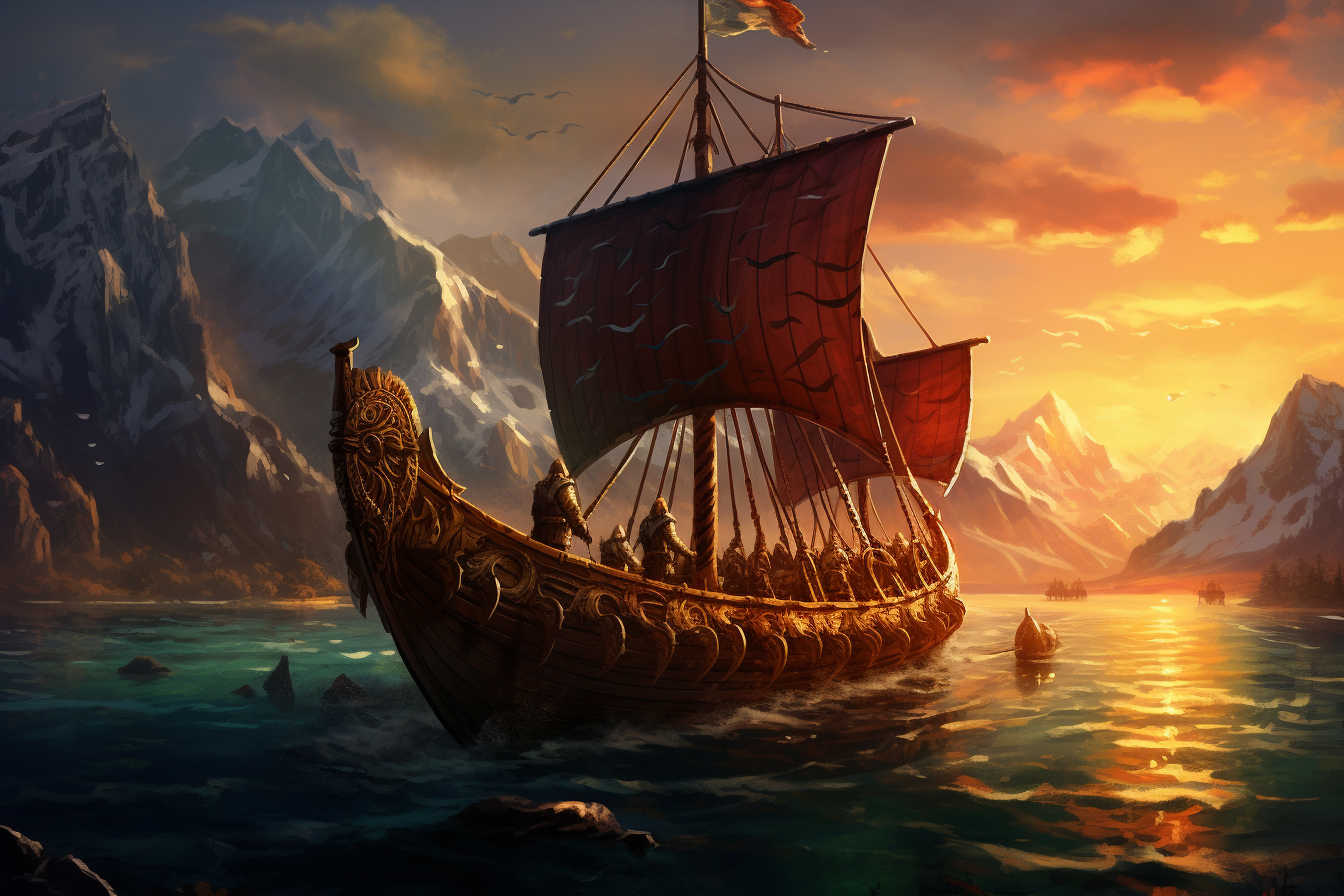 Astonishing digital artwork of Vikings