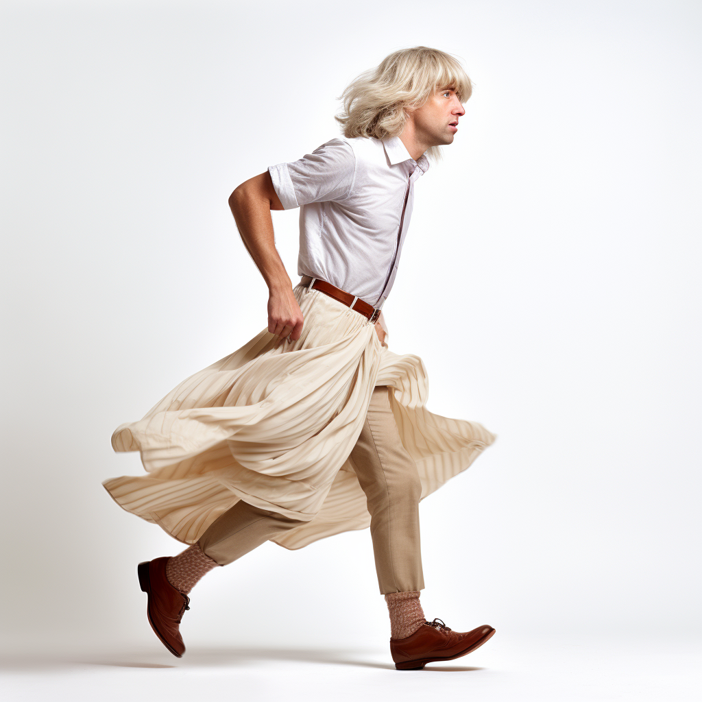 Stylish middle-aged man in Sunday dress