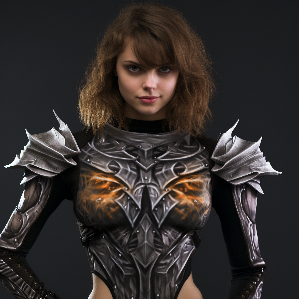 Camren Bicondova cosplaying as Witchblade  ?