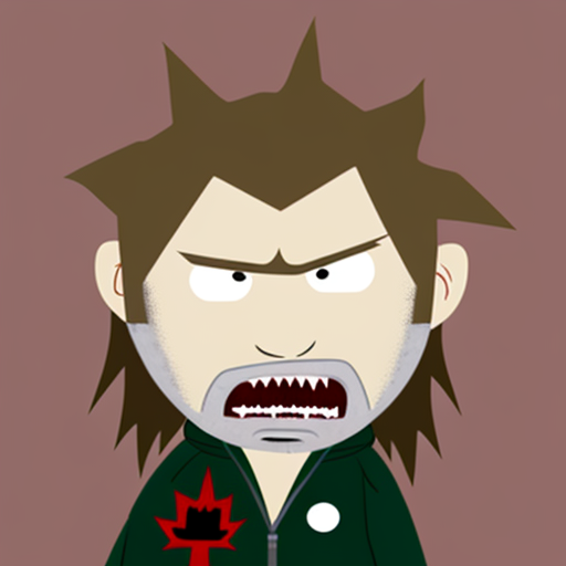 Canadian vampire in Southpark style  ??