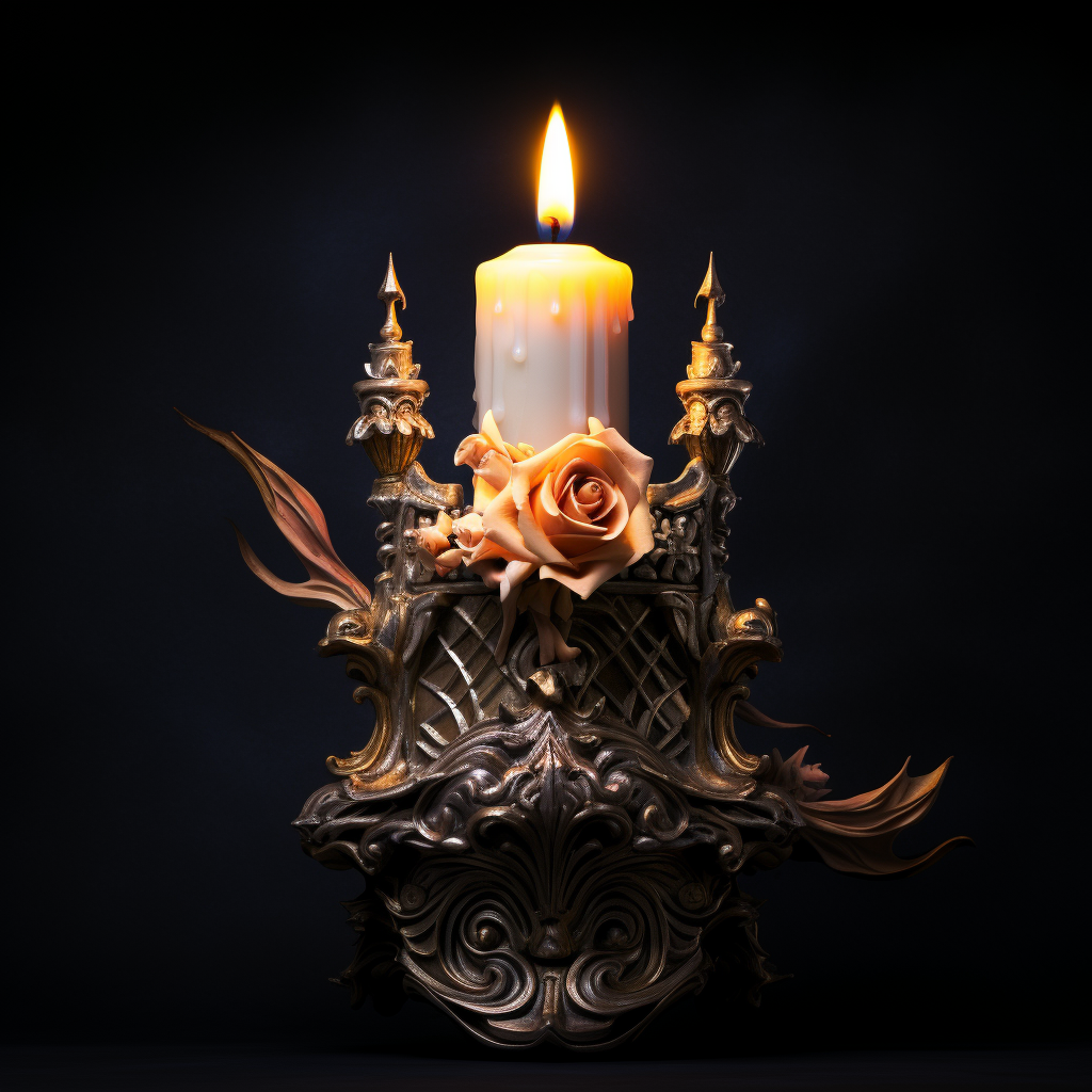 beautiful candle photo