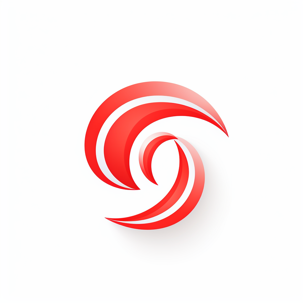 Candy Cane Logo on White Background