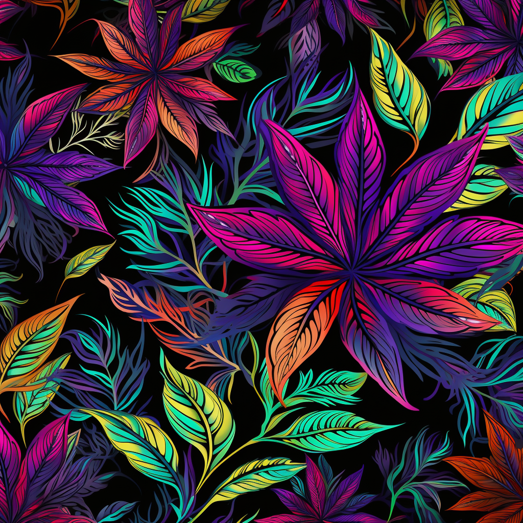 Cannabis brand pattern design