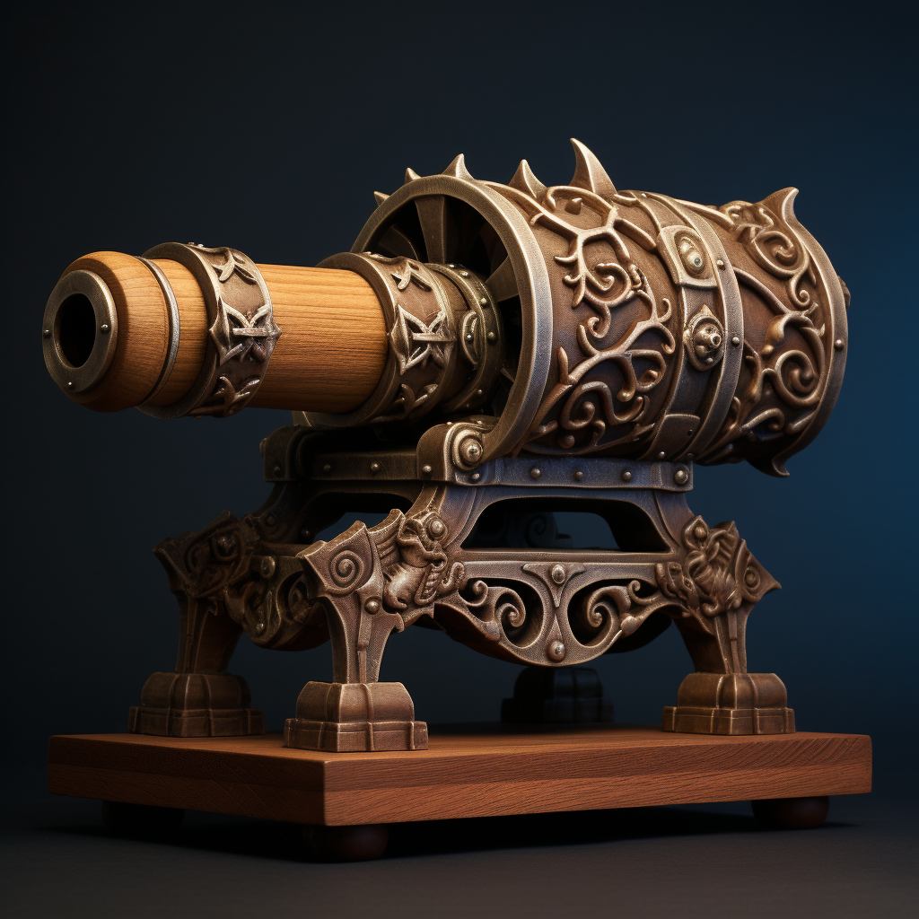 Cannon with Eldritch Gods Motif