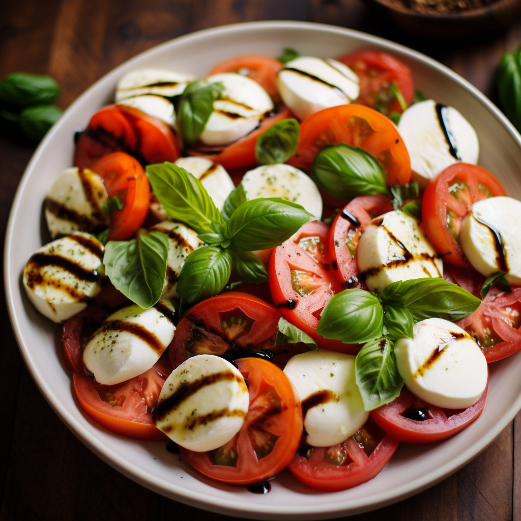 Fresh and appetizing Caprese Salad ?