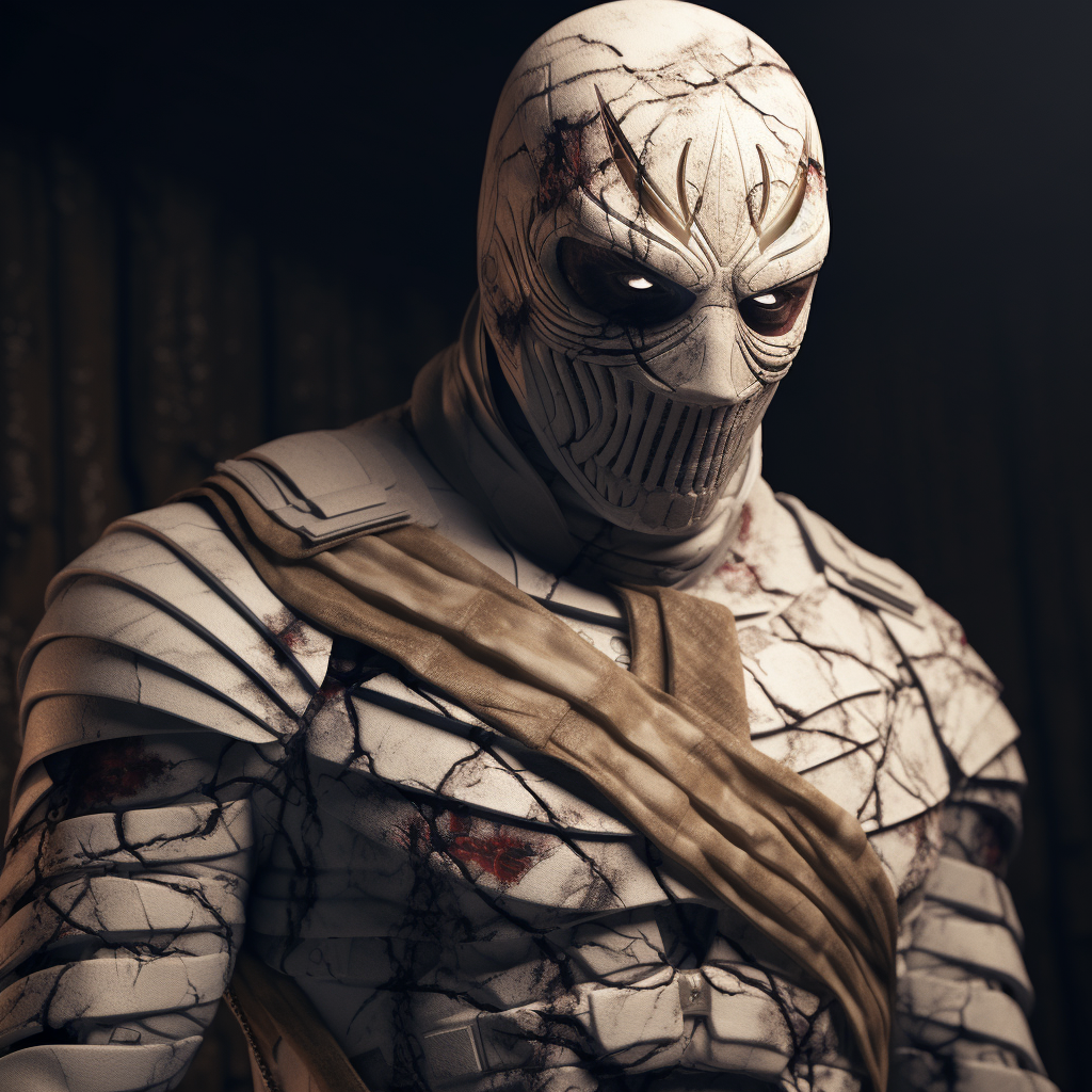 Captain America as a Mummy