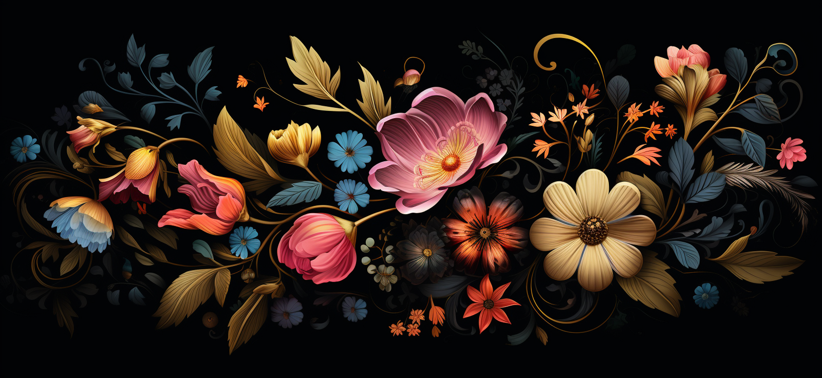 Captivating floral pattern design