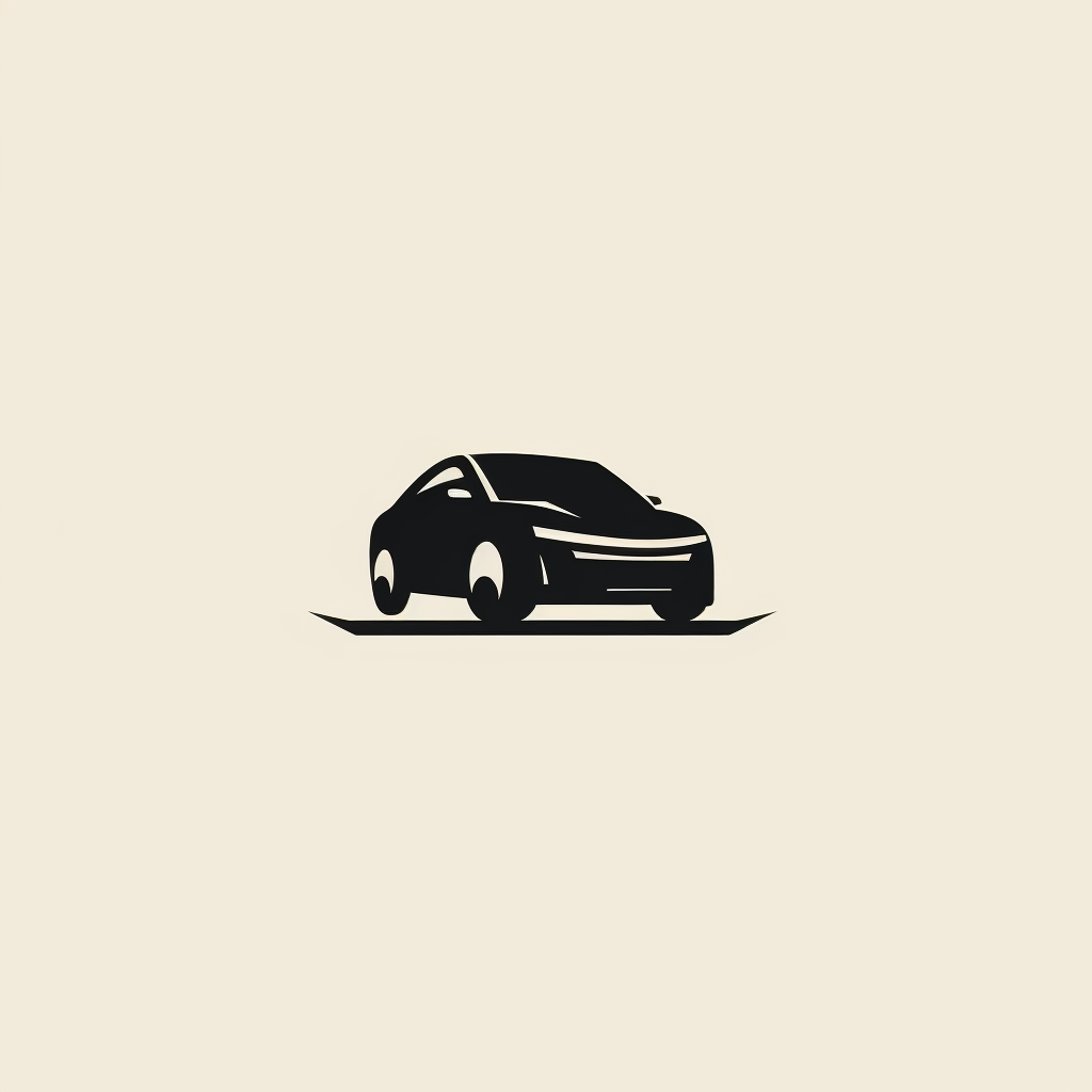 Minimalist car sale logo design