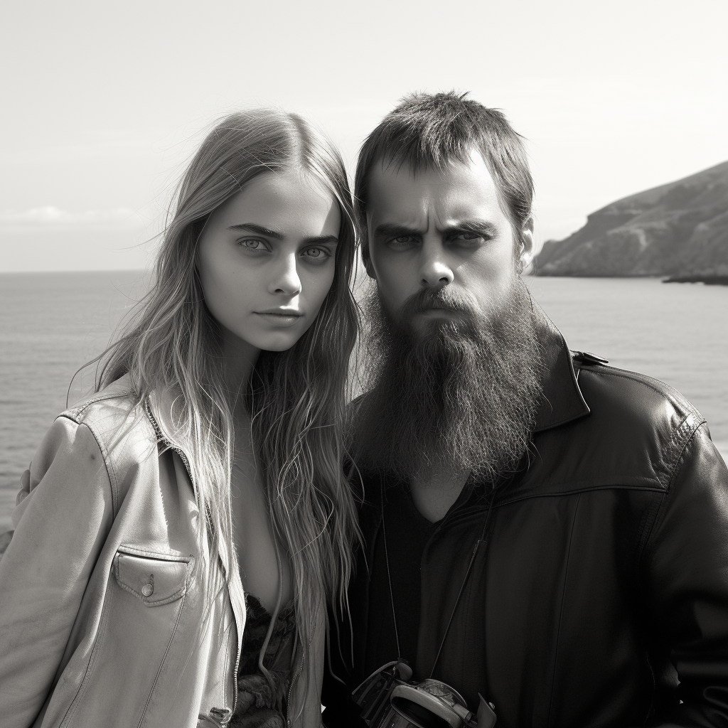 Cara Delevingne and Ansel Adams, a captivating encounter