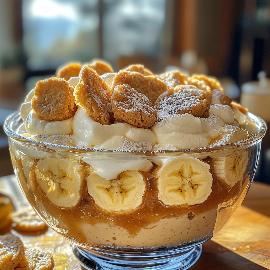 Caramel Banana Pudding Cookies