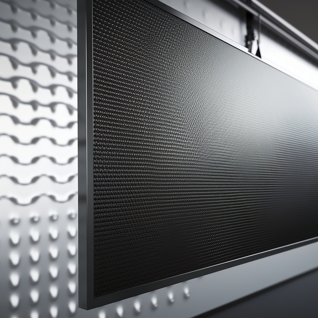 Carbon Fiber Panel in Studio