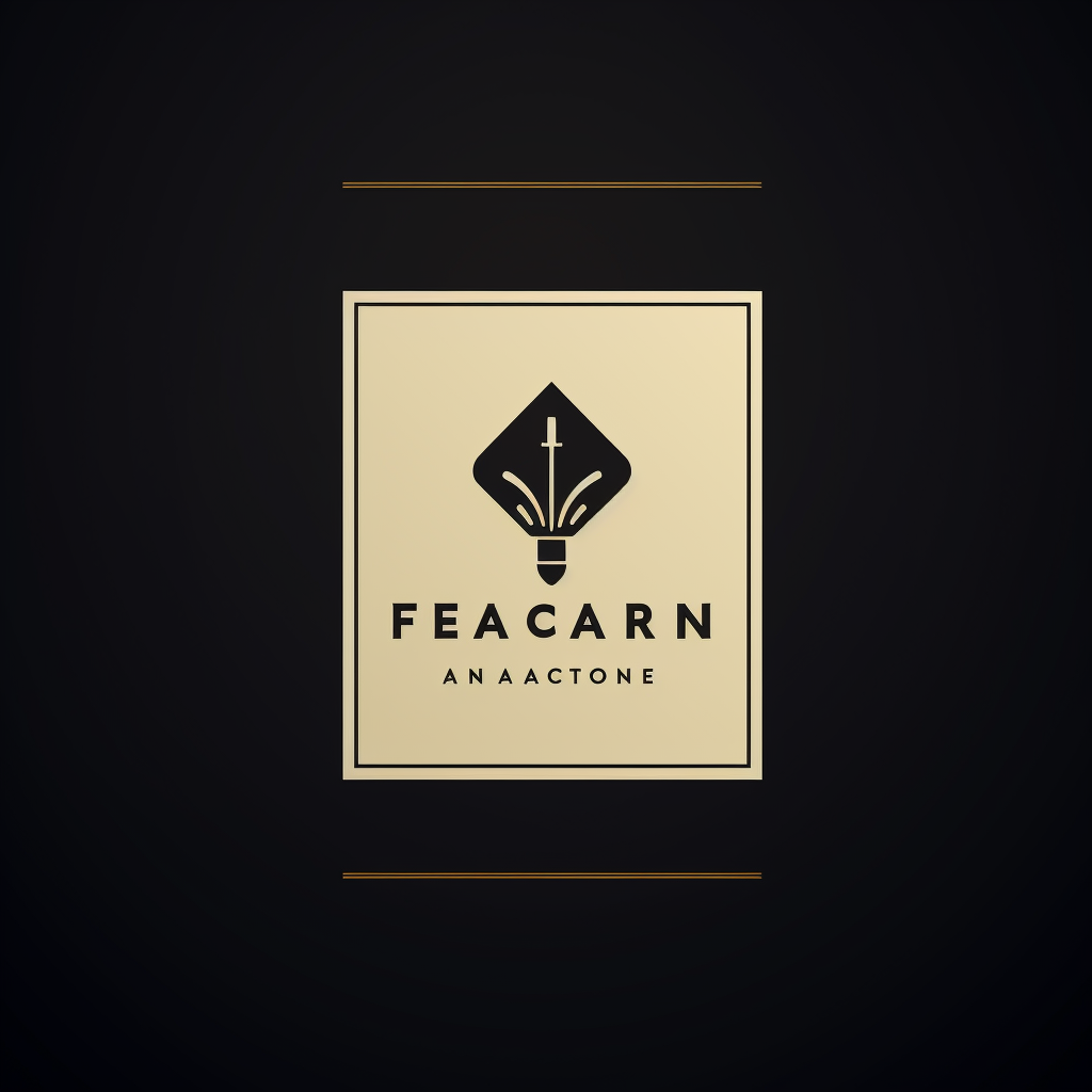 Minimalist commercial logo with playing cards and cocktails