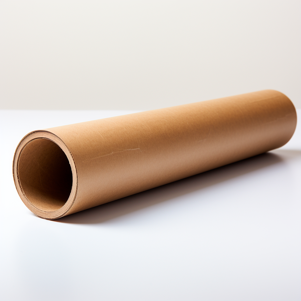 Cardboard Mailing Tube on White Surface