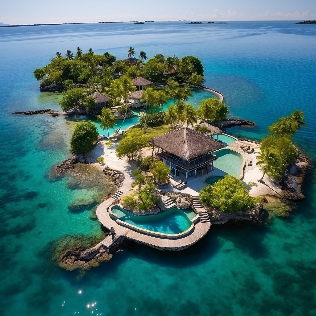 Luxury Island Resort on the Waterfront