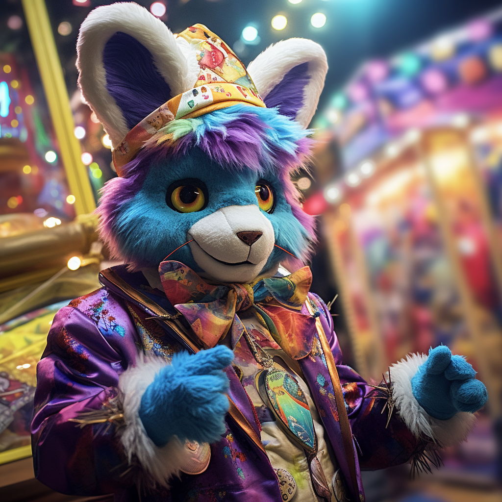 Colorful Carnival Costume Game Booth Image