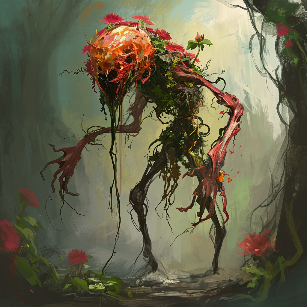 Carnivorous Plant Creature Art