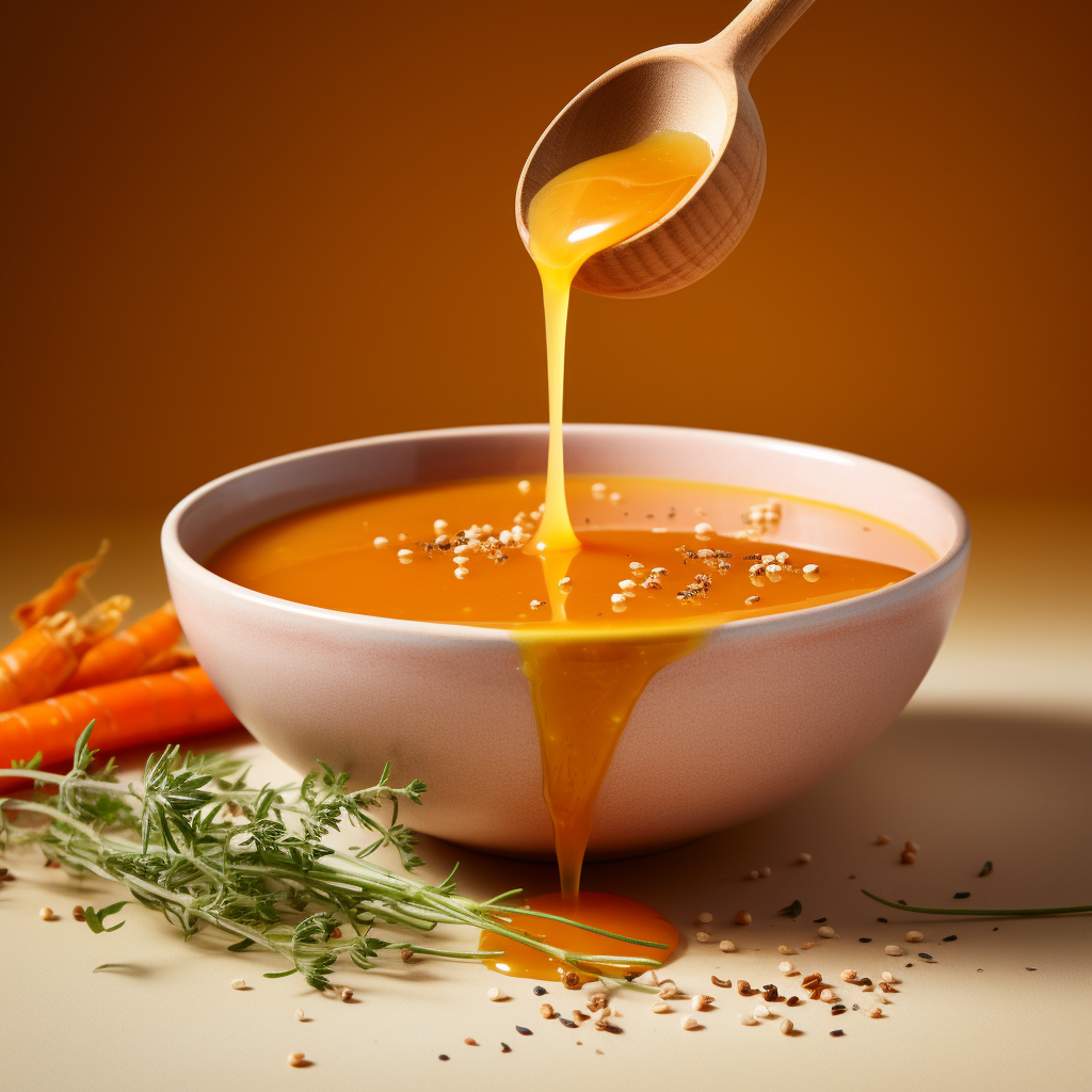 Scrumptious Carrot Honey Ginger Soup Bowl