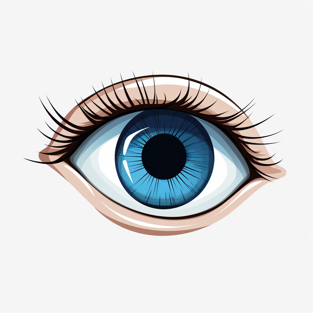 Simple Cartoon Eye PNG