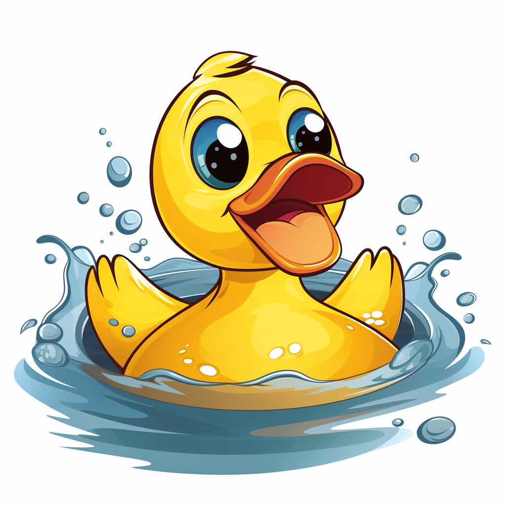 Cute rubber duck toy