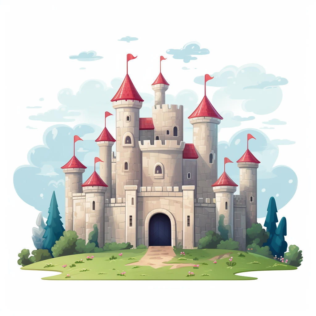 Cartoon Style Castle