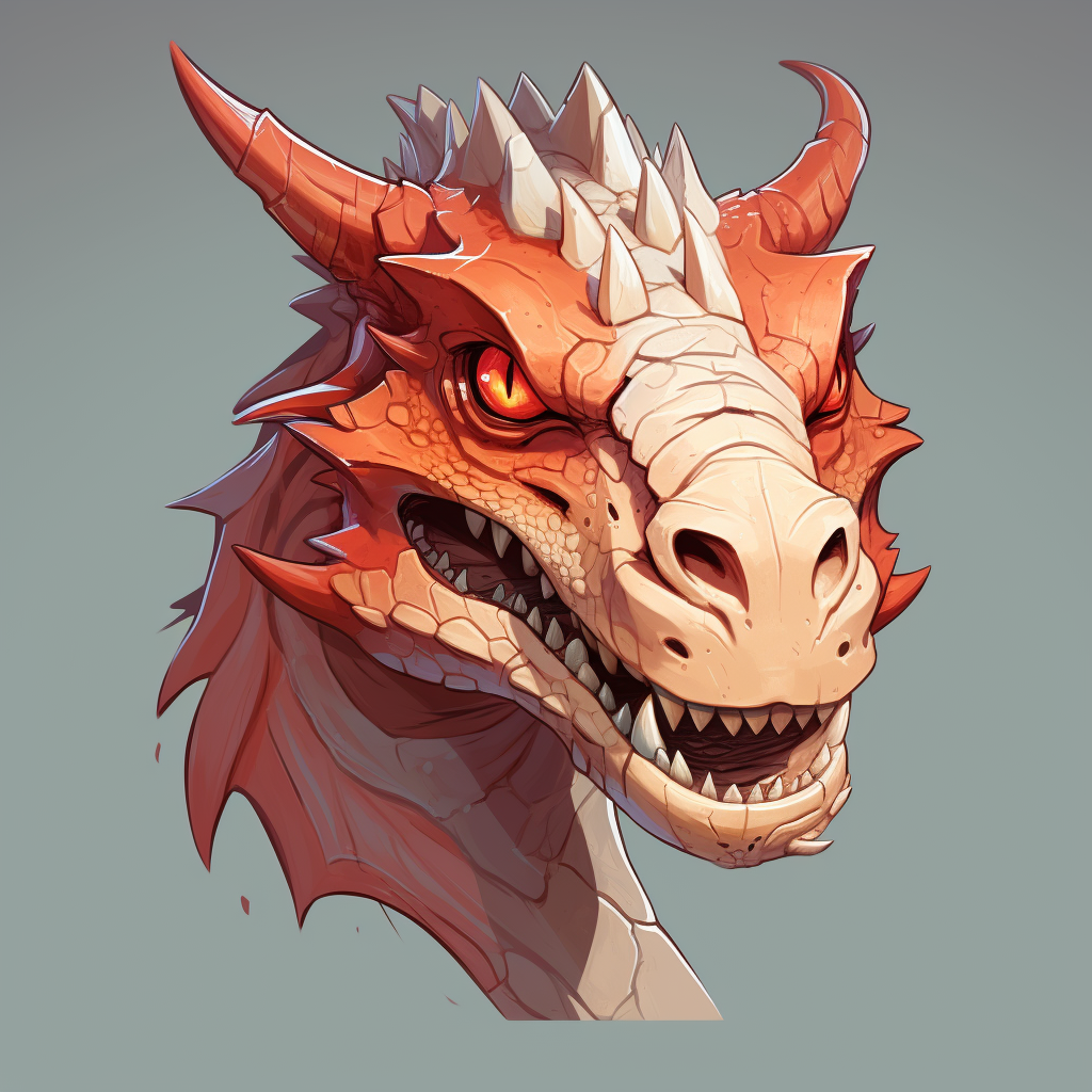 Dragon Head Cartoon