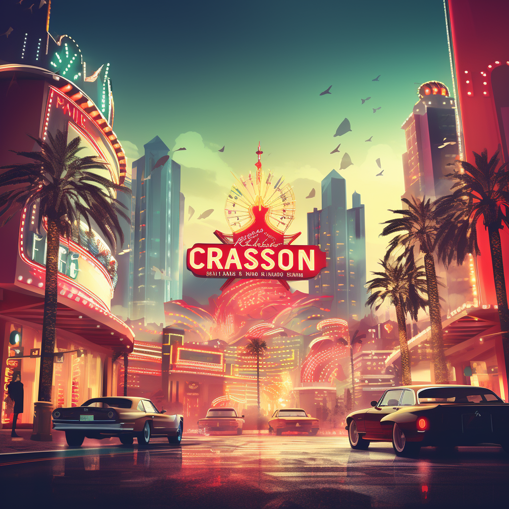 Vibrant Casino Background Image