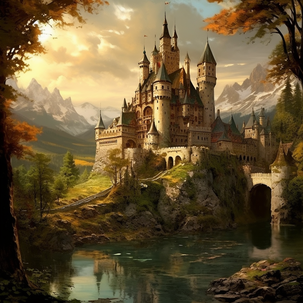 Beautiful castle puzzle image