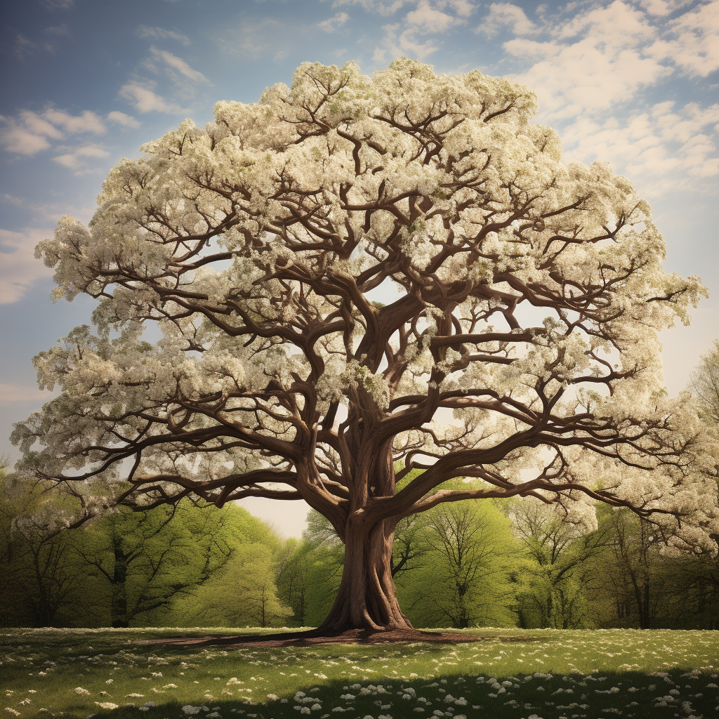 Stunning Northern Catalpa Tree in Bloom