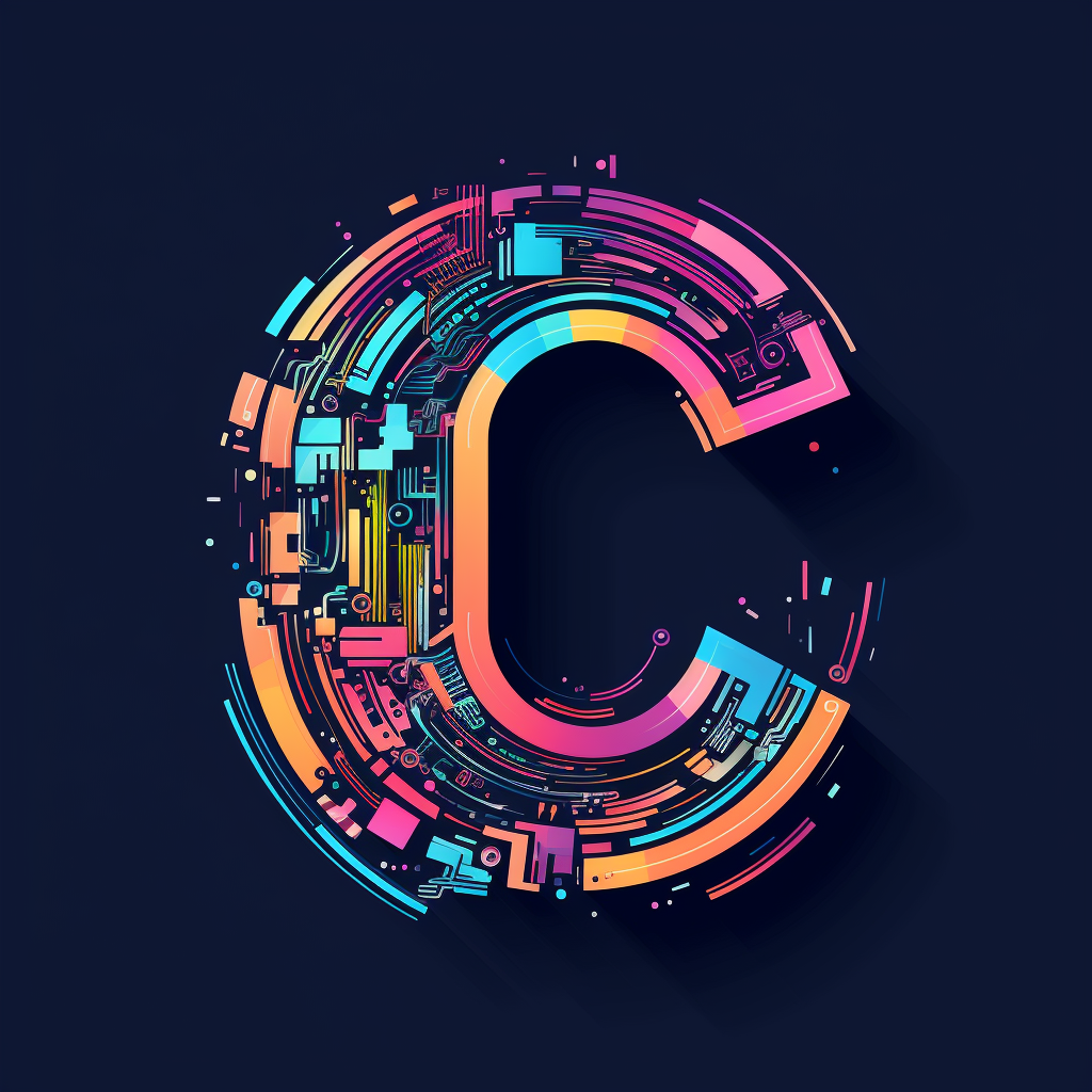 CC letter logo showcasing creativity in computing