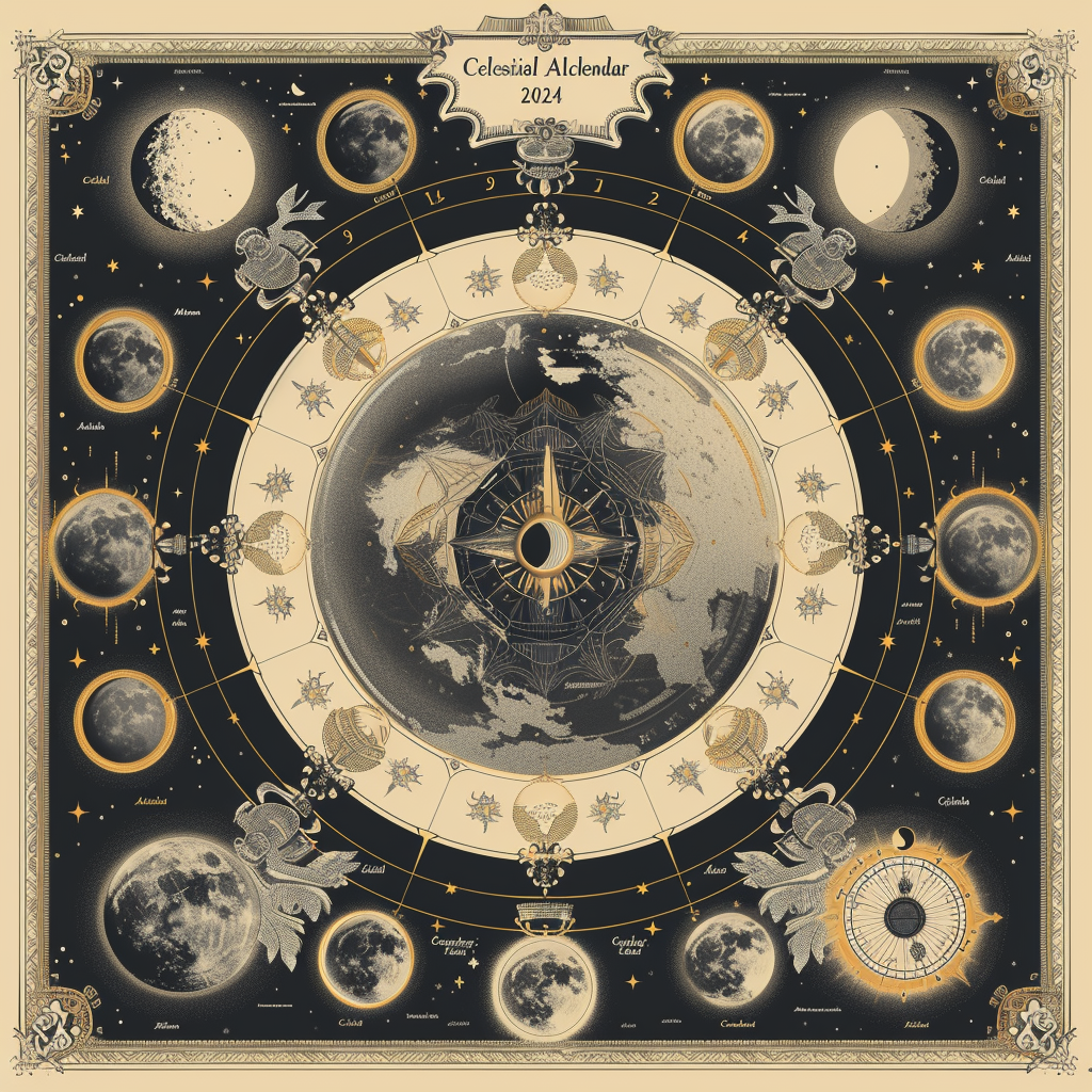 Moon Cycle Calendar Alchemy 2024