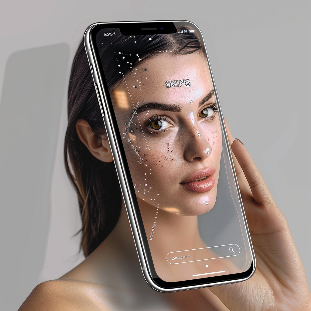 Cellphone Logo Skins App Skincare